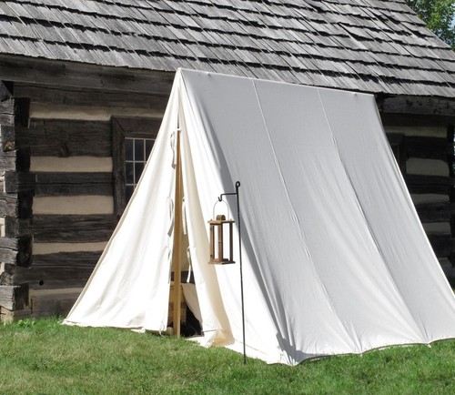 Military tent reenactment - a,