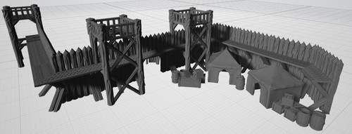Tabletop palisaden mauer - tabletop, palisaden-mauer