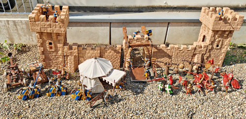 Schleich ritterburg set - set:, burg