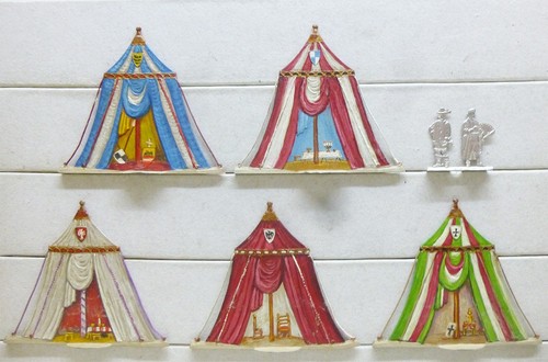 Zinnfiguren zelte ritter - 5,