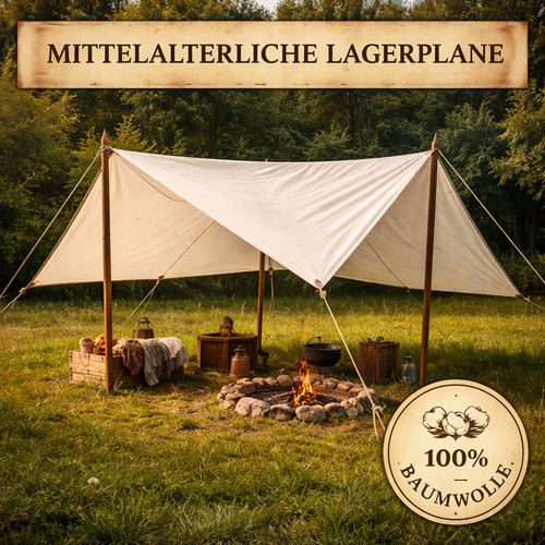 Mittelalterliche lagerplane - mittelalterliche,