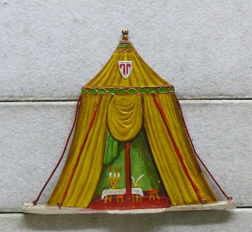 Zinnfigur zelt landknechte - zelt,